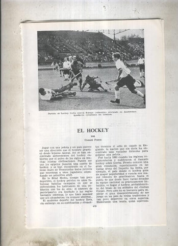 El hockey (Carlos Pardo) + El Baloncesto (Carlos Pardo)