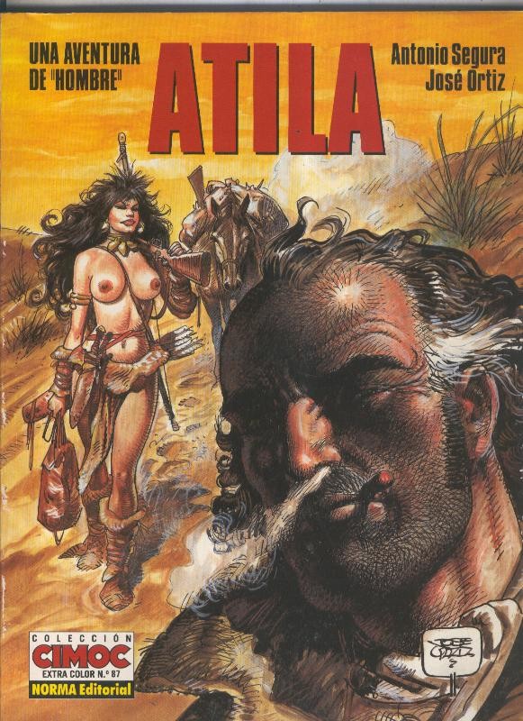 Cimoc Extra Color numero 087: Hombre: Atila
