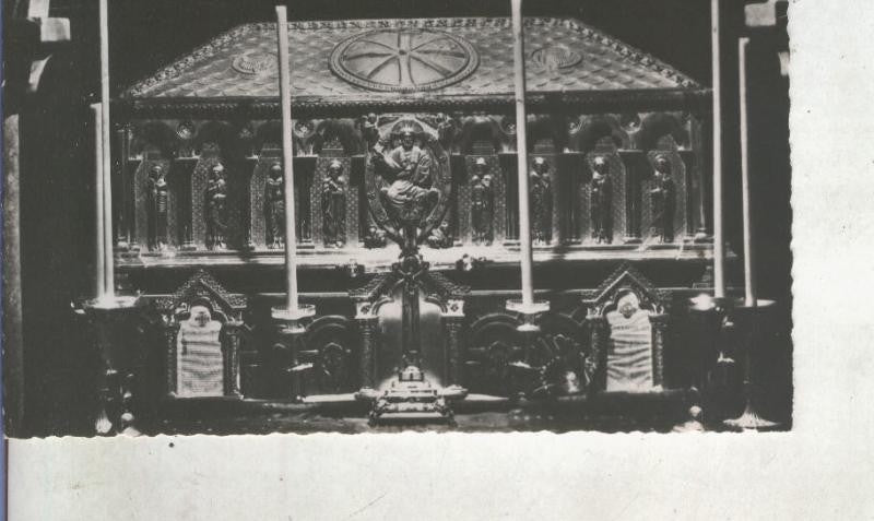 Postal 013950: Sepulcro del apostol Santiago en Santiago de Compostela