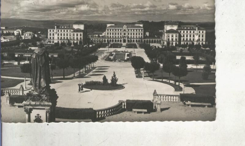 Postal 013952: Jardines de la ciudad universitaria de Santiago de Compostela