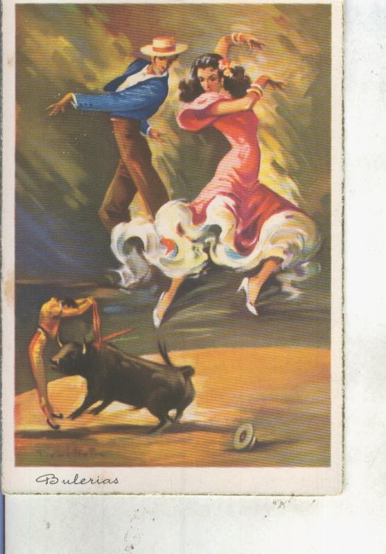 Postal 013968: Bailando Bulerias