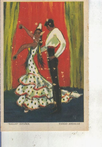 Postal 013974: Bailando Tango Andaluz