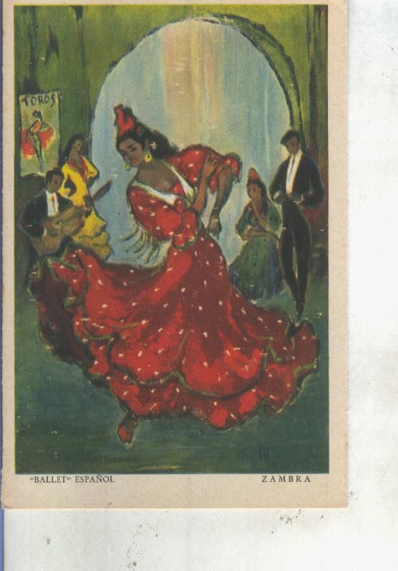 Postal 013977: Bailando Zambra