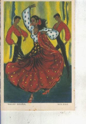 Postal 013978: Bailando Bolero