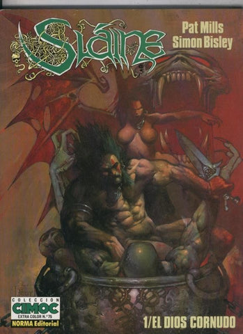 Cimoc Extra Color numero 075: Slaine volumen 1: El dios cornudo