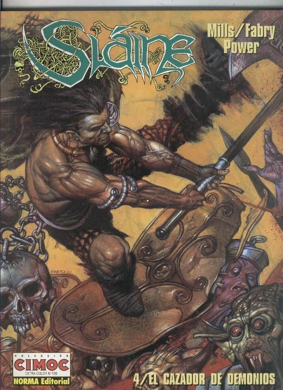 Cimoc Extra Color numero 136: Slaine volumen 4: El cazador de demonios