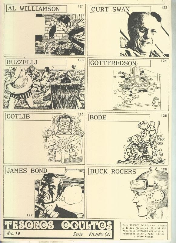 Lamina Tesoros Ocultos: Al Williamson-Curt Swan-Buzzelli-Gottfredson