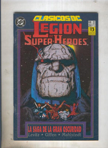 Clasicos DC numero 22: Legion de superheroes (numerado 2 en trasera)