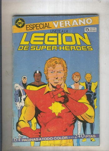 Legion de Superheroes especial verano (numerado 2 en trasera)
