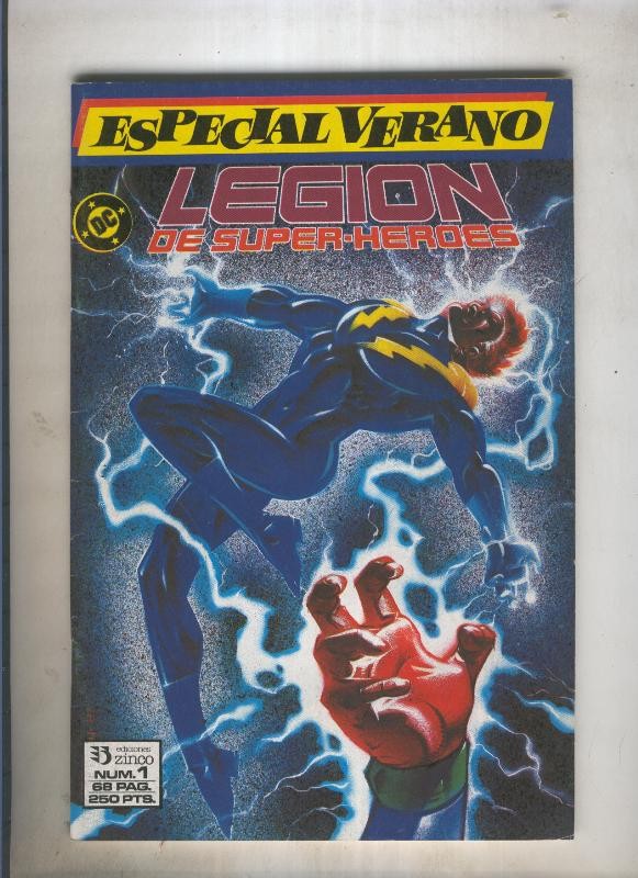 Legion de Superheroes especial verano (numerado 2 en trasera)