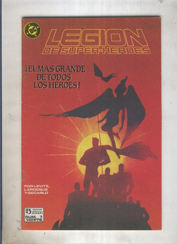 Legion de Superheroes numero 07 (numerado 2 en trasera)