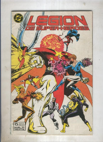 Legion de Superheroes numero 10 (numerado 1 en trasera)