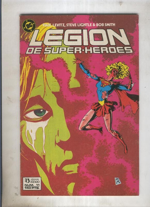 Legion de Superheroes numero 11 (numerado 5 en trasera)