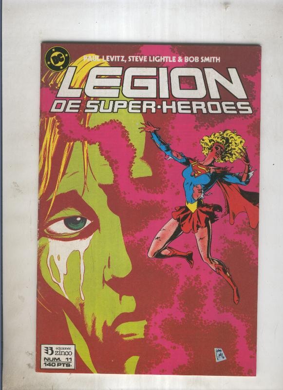 Legion de Superheroes numero 11 (numerado 3 en trasera)