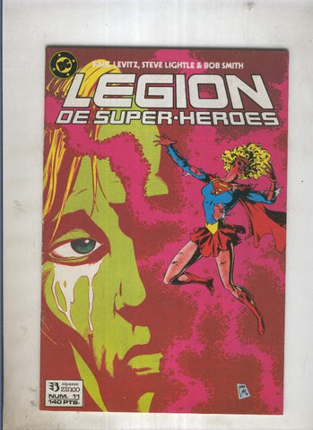 Legion de Superheroes numero 11 (numerado 3 en trasera)