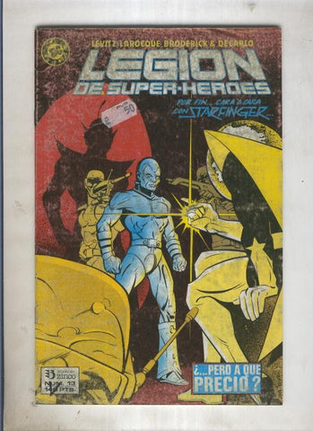 Legion de Superheroes numero 13 (numerado 2 en trasera)