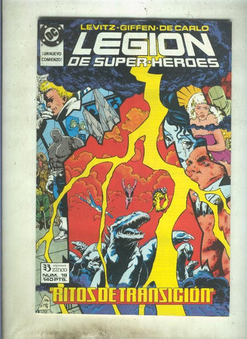 Legion de Superheroes numero 18 (numerado 2 en trasera)