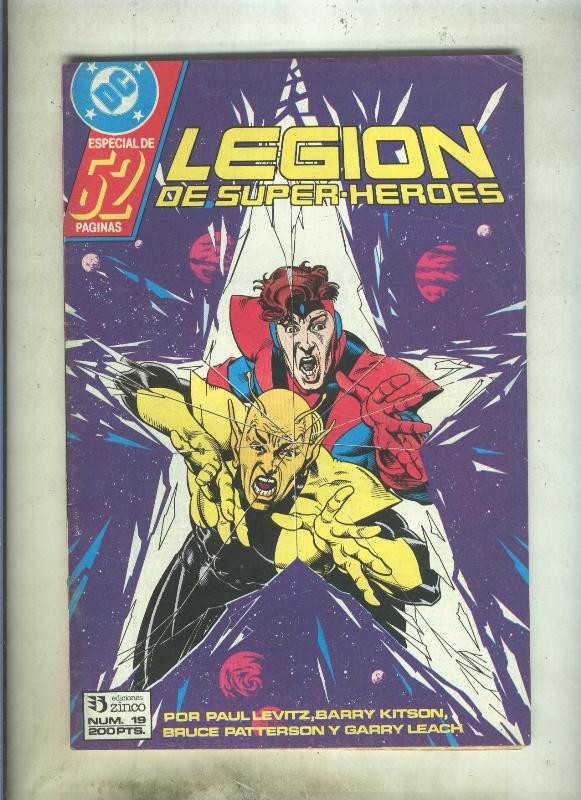 Legion de Superheroes numero 19 (numerado 2 en trasera)