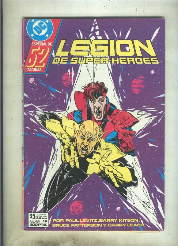 Legion de Superheroes numero 19 (numerado 3 en trasera)