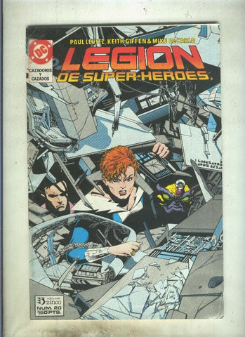 Legion de Superheroes numero 20 (numerado 2 en trasera)
