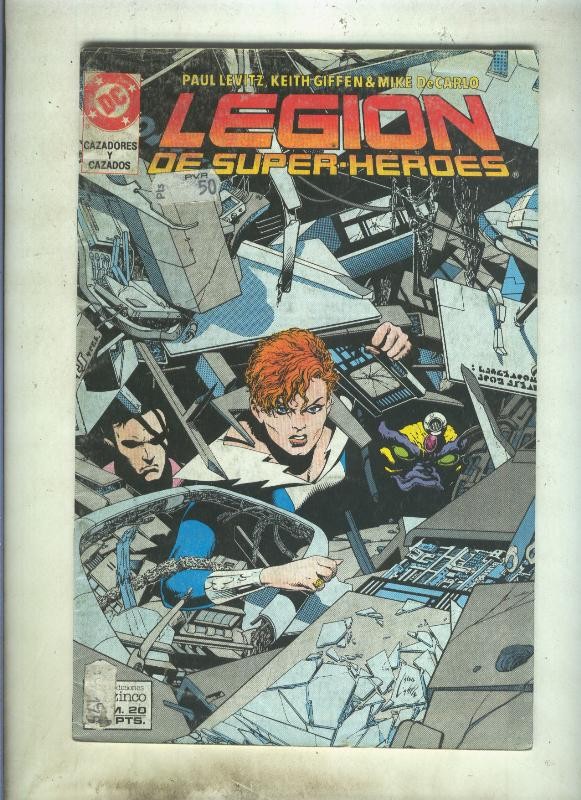 Legion de Superheroes numero 20 (numerado 3 en trasera)