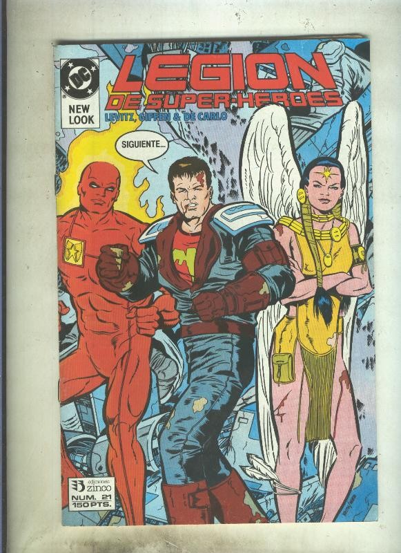 Legion de Superheroes numero 21 (numerado 1 en trasera)