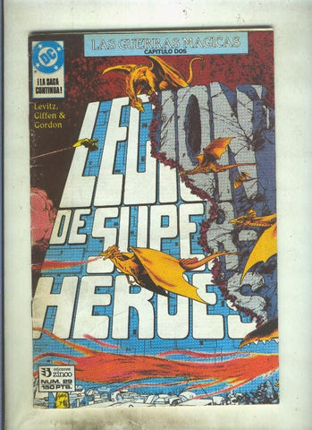 Legion de Superheroes numero 29 (numerado 2 en trasera)