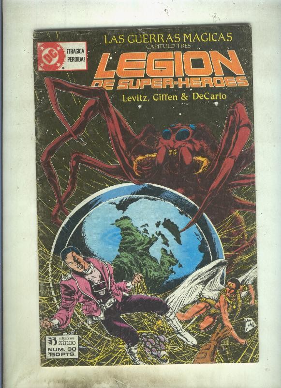 Legion de Superheroes numero 30 (numerado 1 en trasera)