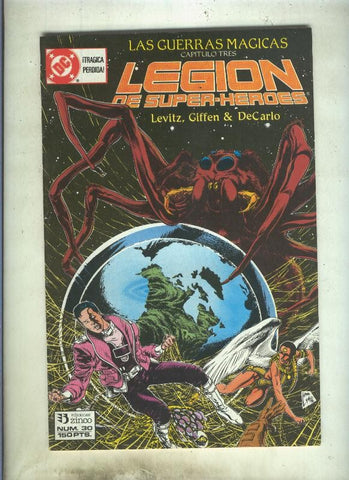 Legion de Superheroes numero 30 (numerado 2 en trasera)