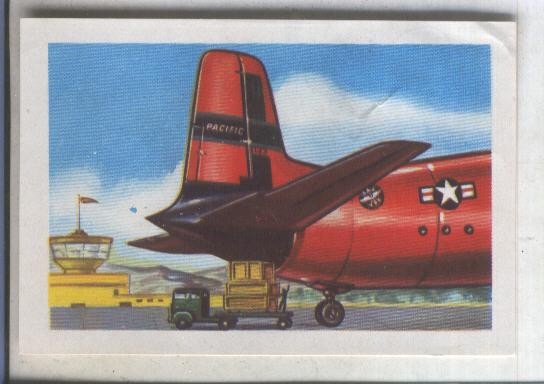 Cromos La Conquista del Aire numero 058: Vista parcial aeropuerto