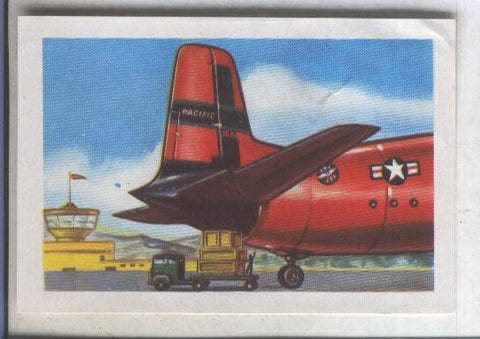 Cromos La Conquista del Aire numero 058: Vista parcial aeropuerto