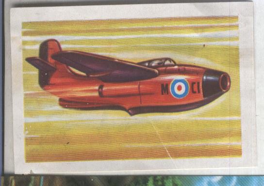 Cromos La Conquista del Aire numero 109: Bell P-59 A-aircomet