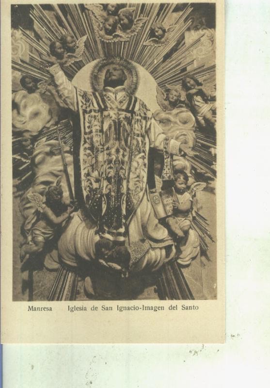 Postal 013993: Imagen de San Ignacio en su iglesia de Manresa, Barcelona