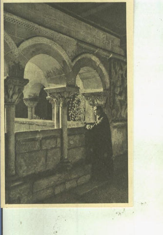 Postal 014010: Claustro angulo interior en el Monasterio de Santo Domingo de Silos