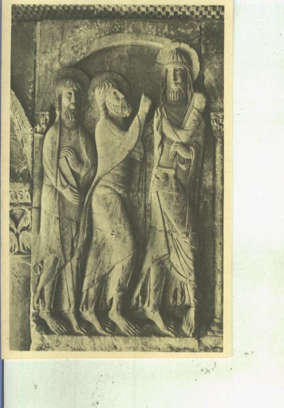 Postal 014015: Los discipulos de Emaus en el claustro de el Monasterio de Santo Domingo de Silos