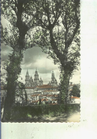 Postal 014029: Vista desde el paseo de la herradura de Santiago de Compostela