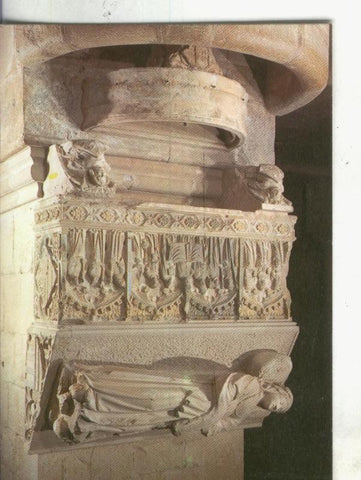 Postal 004055  Monasterio de Poblet: Sepulcre de Joanna comtessa d,Empuries
