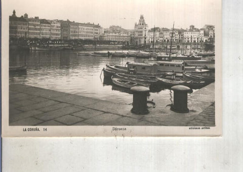 Postal 014058: Darsena de la Coruña