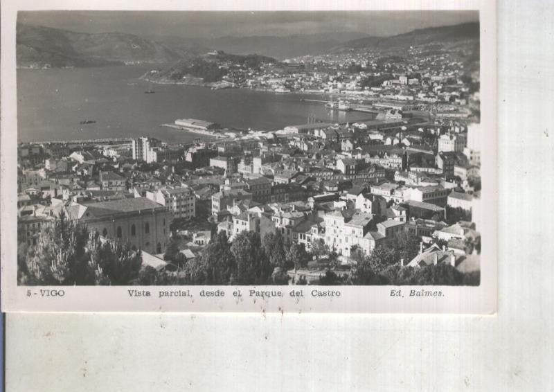 Postal 014061: Vista desde el parque del Castro de Vigo