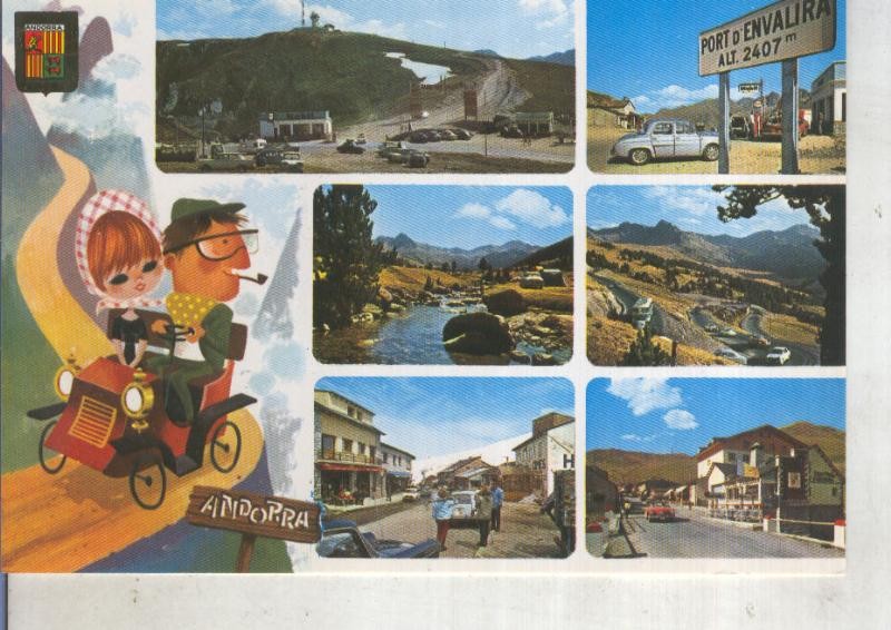 Postal 014081: Vistas varias de Andorra