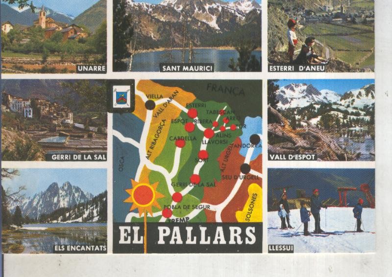 Postal 014084: Vistas varias de Andorra