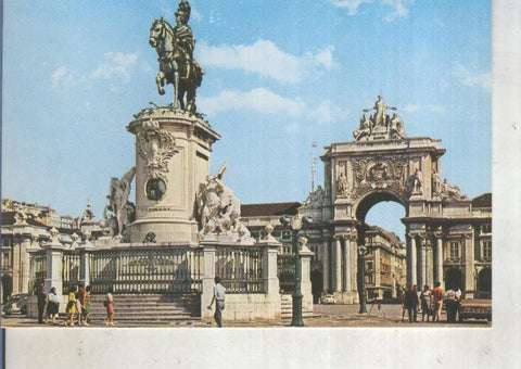 Postal 014095: Plaza de Comercio en Lisboa, Portugal