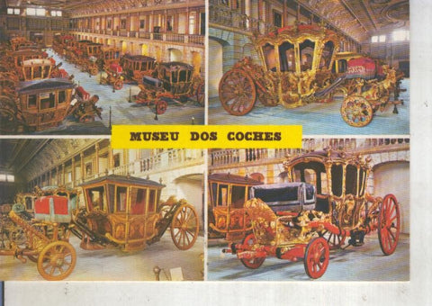 Postal 014098: Museo de coches de Lisboa, Portugal
