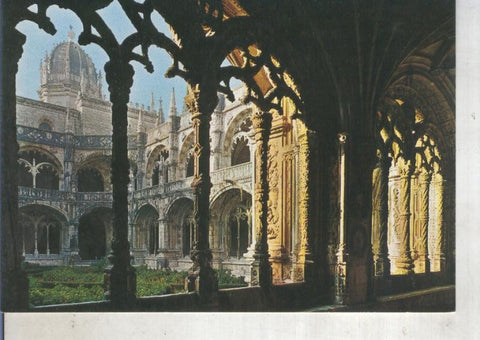 Postal 014102: Claustro del monasterio de San Jeronimo en Lisboa, Portugal