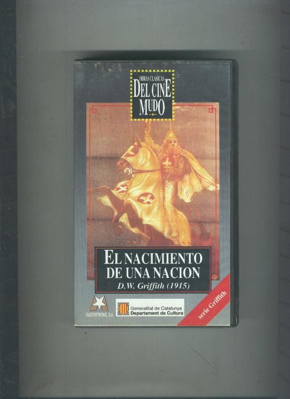 Video VHS: Obras clasicas del cine mudo: El nacimiento de una nacion