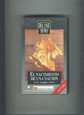 Video VHS: Obras clasicas del cine mudo: El nacimiento de una nacion