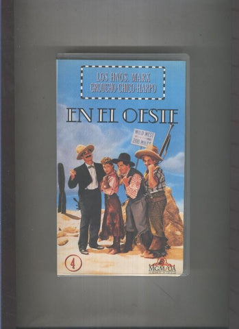 Video VHS: Los Hermanos Marx: En el oeste