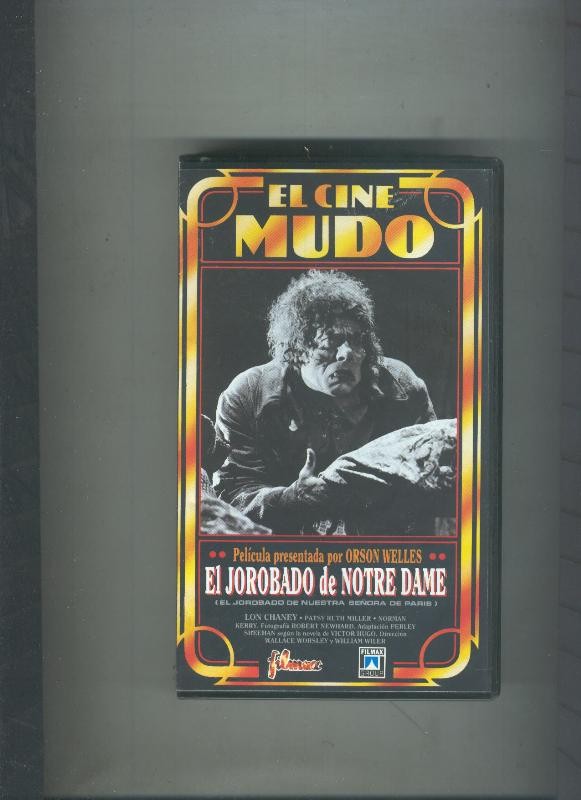 Video VHS: El cine mudo: El jorobado de Notre Dame
