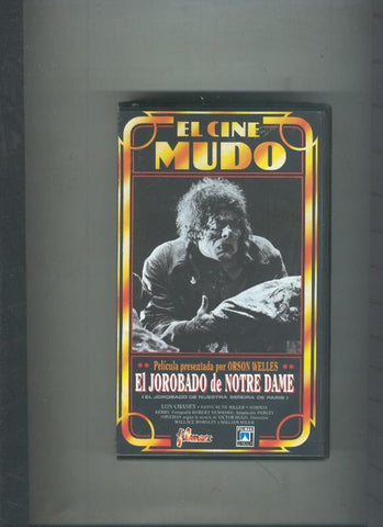 Video VHS: El cine mudo: El jorobado de Notre Dame