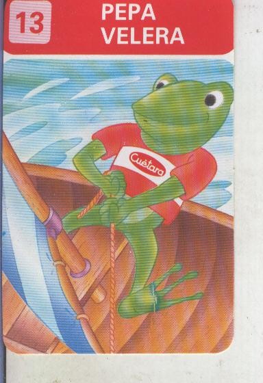 Cromos Los Zoolimpicos de Tostarica de  Cuetara numero 13: Pepa velera